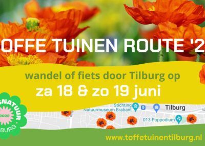 ’22 Toffe Tuinen Tilburg: route